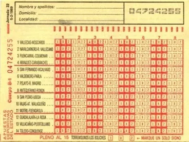 Documento del archivo del club: calendarios, lotería, peñas y cartas