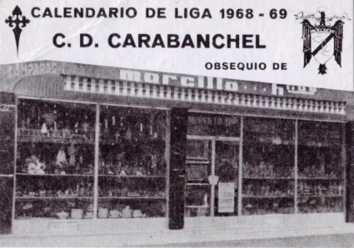 Documento del archivo del club: calendarios, lotería, peñas y cartas